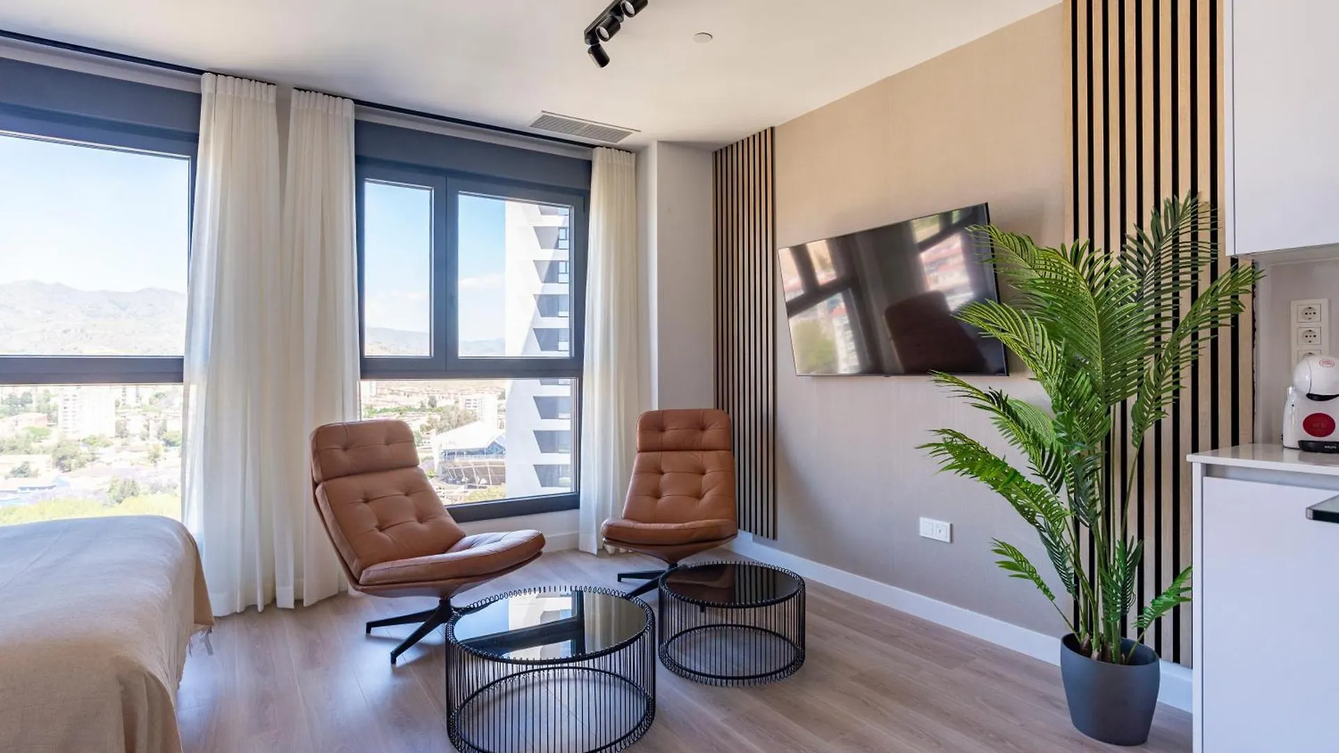 Skyline Rooftop Pool & Coworking By Ele Apartments 马拉加